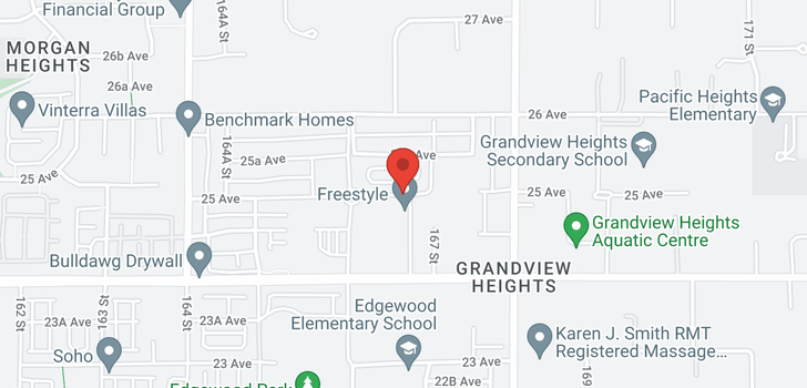 map of 40 16685 25 AVENUE